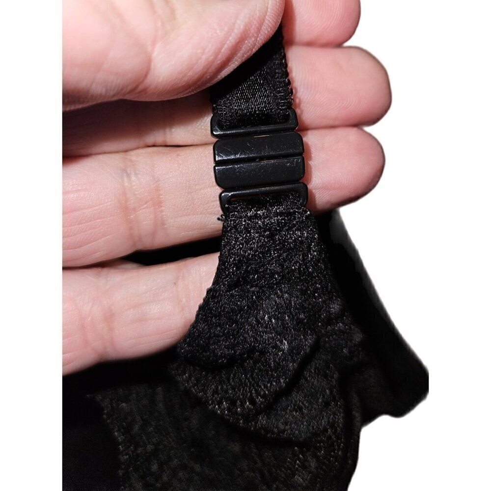 Victoria's Secret Dream Angel Black Push Up Bra Sz 32 D Moulded Underwire Smooth - Picture 7 of 13